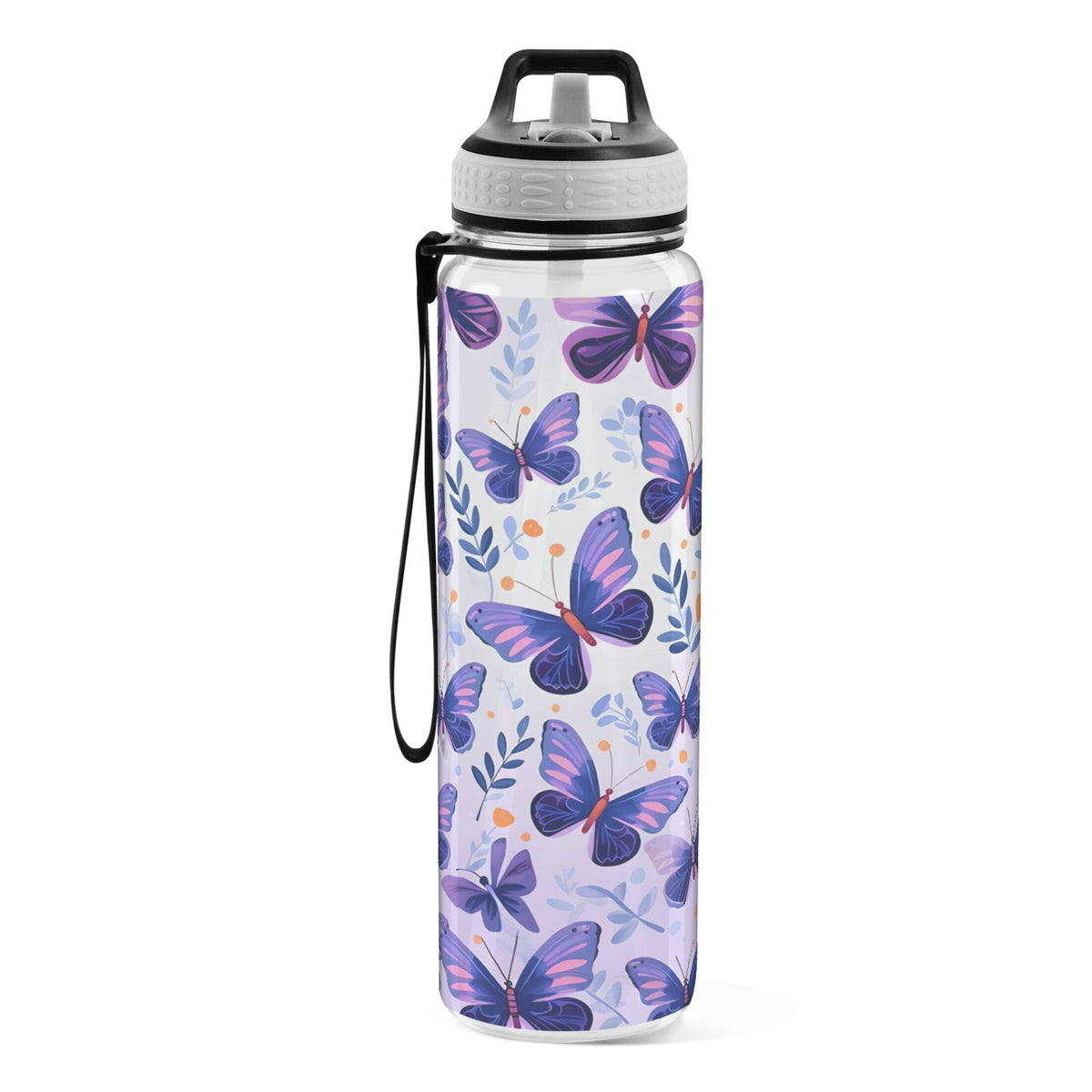 Purple 32oz Tritan Leakproof Water Bottle with Straw T3959