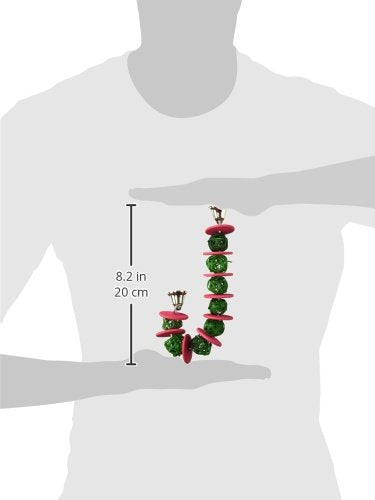 Vine Ball Candy Cane Bird Toy X182758