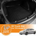 TPE Material Rear Trunk Mats for Tesla Model 3 I34555