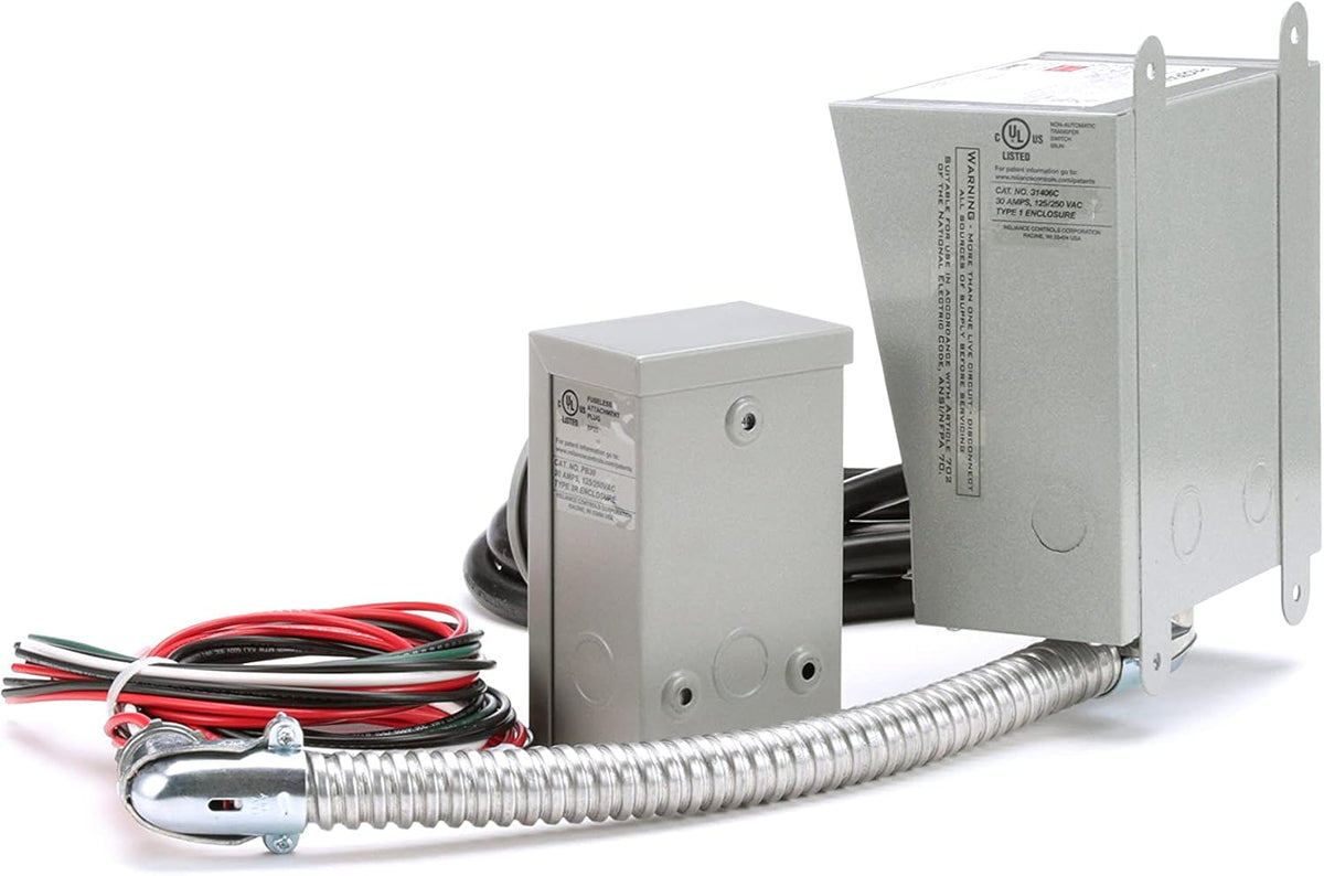 30 Amp 6-Circuit Transfer Switch Kit for Generators T53312