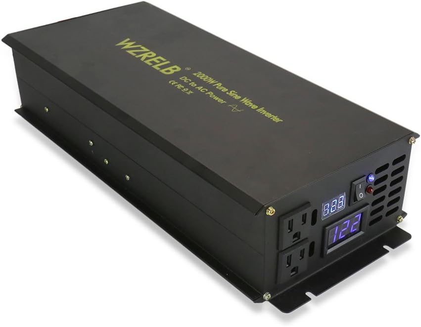 2500W Pure Sine Wave Solar Power Inverter 24V DC to 120V AC Y7589
