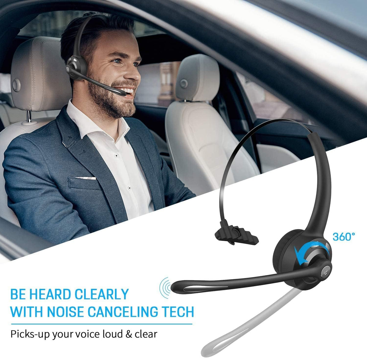 Wireless On Ear Headphones with Microphone T103692