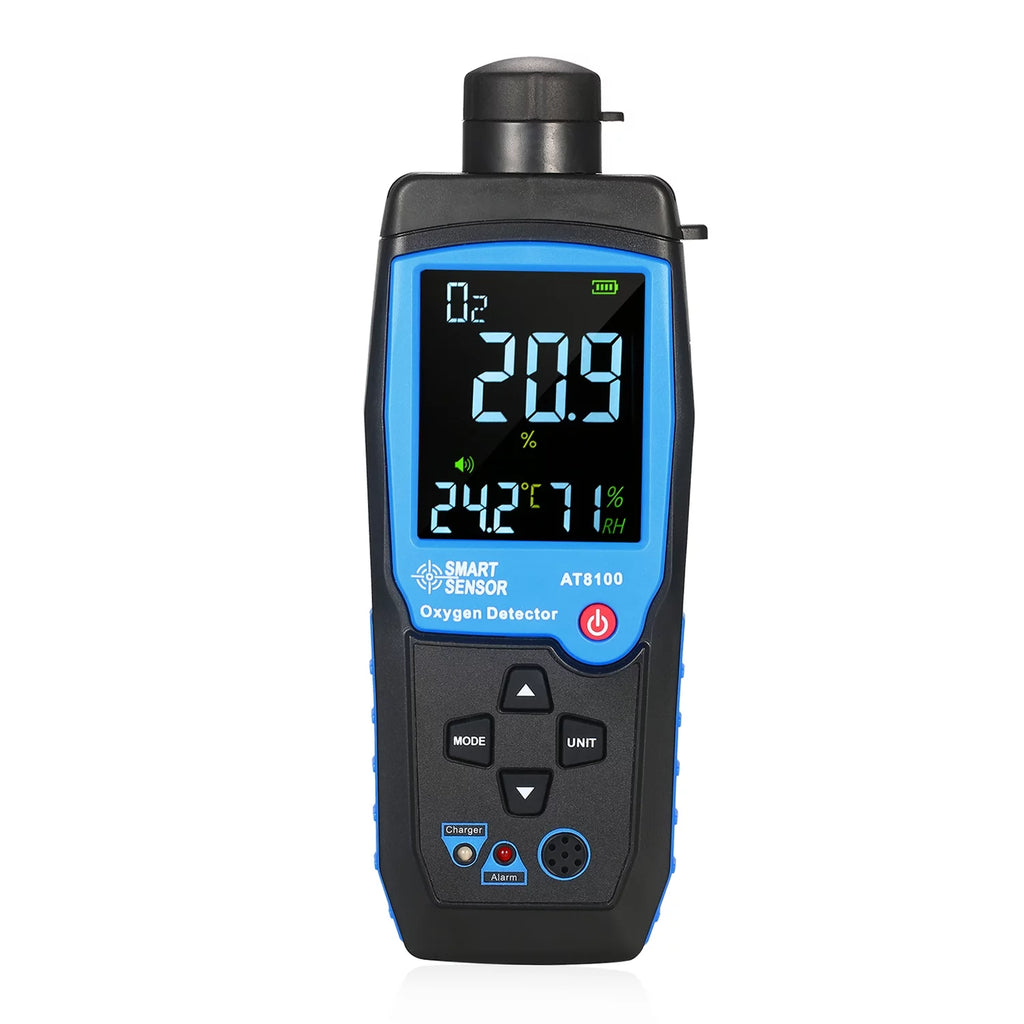 Handheld Digital USB Rechargeable O2 Sensor Tester Monitor LCD Display P8124