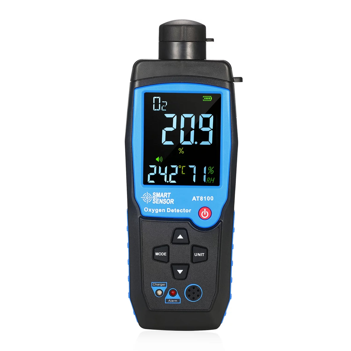 Handheld Digital USB Rechargeable O2 Sensor Tester Monitor LCD Display P8124