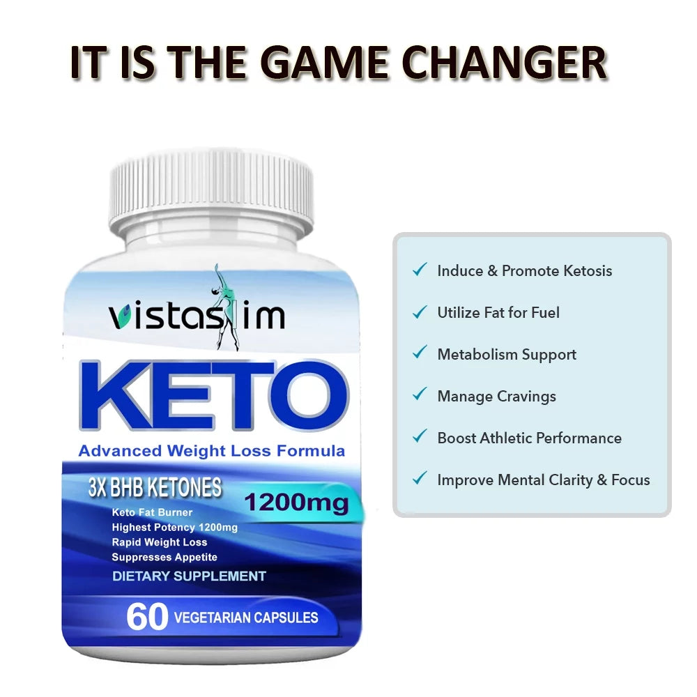 1200mg Pure Ketone 180 Pills Ketogenic Diet (3 Pack) E799