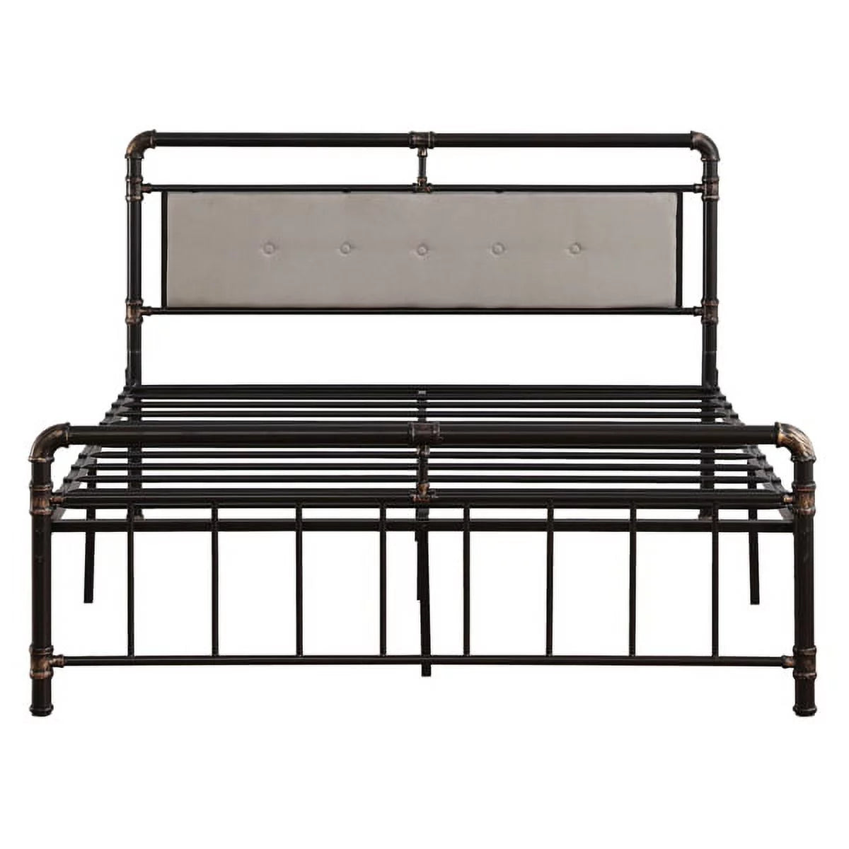 Black Metal Queen Size Platform Bed Frame K2933