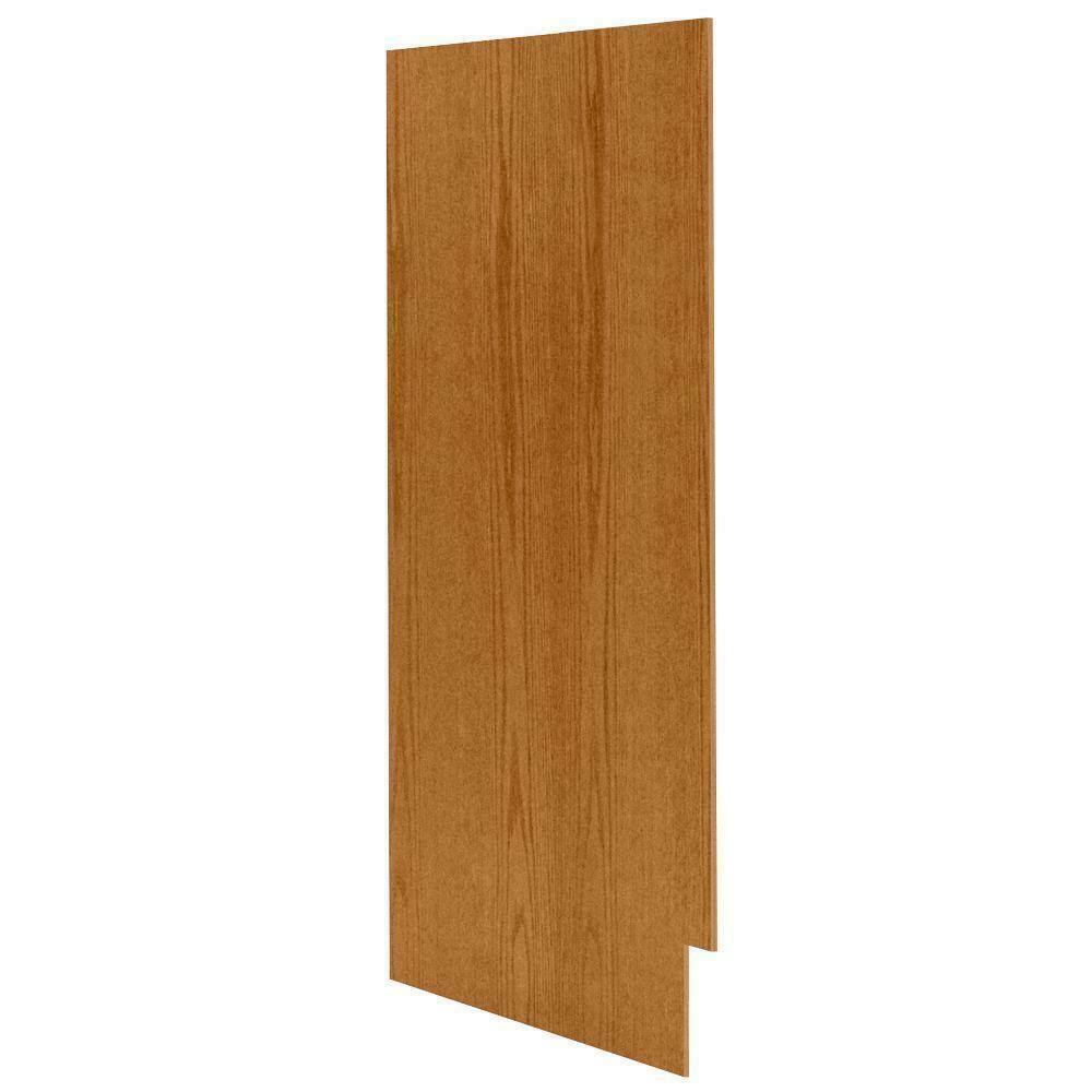 Medium Oak Kitchen Cabinet End Panel (2-Piece) H7198