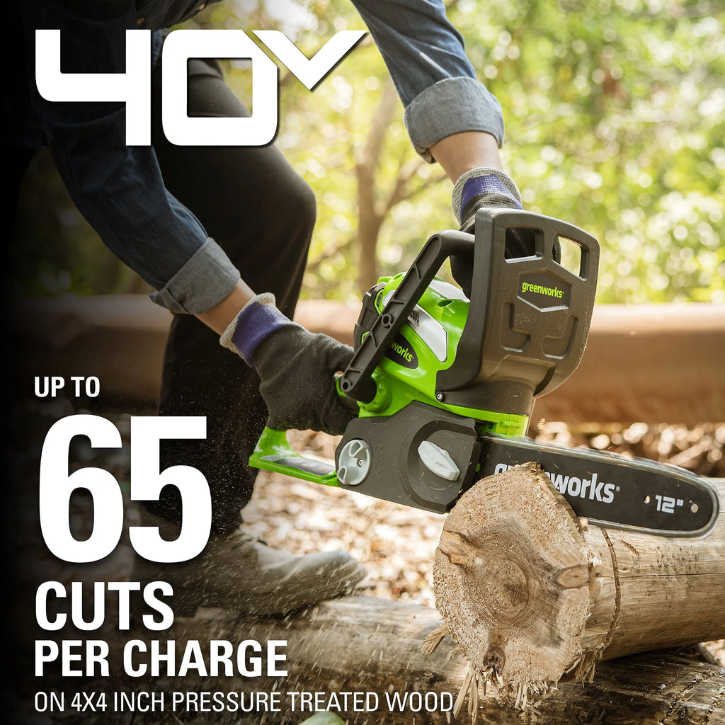 40V Cordless Chainsaw with Battery & Charger Z977861