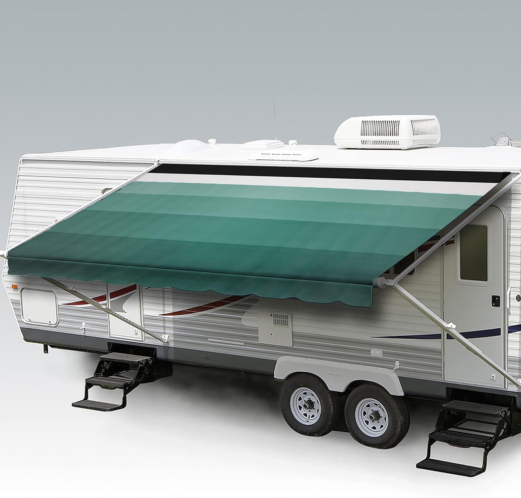 Heavy Duty Weatherproof Vinyl RV Awning Fabric Replacement Z1430
