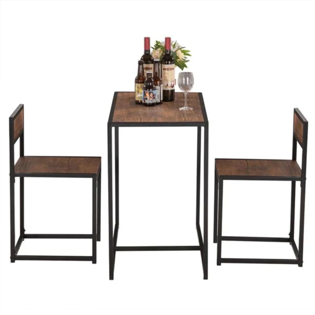 Wood Breakfast Table and Chair Three-Piece G137