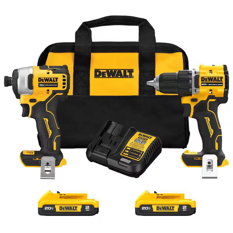 20-Volt MAX Lithium-Ion Cordless 2-Tool Combo Kit with 2.0Ah Batteries C12414