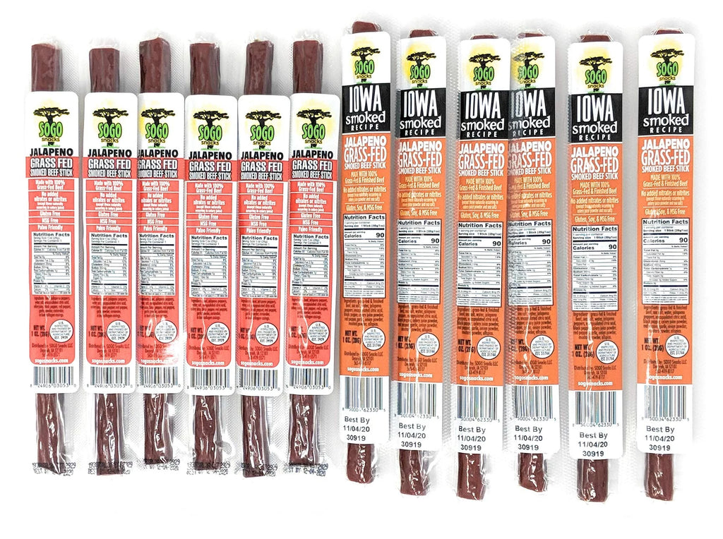 No Sugar 100% Grass-fed Non-GMO Beef Sticks 144-ct X419