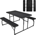 Folding Picnic Table Bench Set Z842