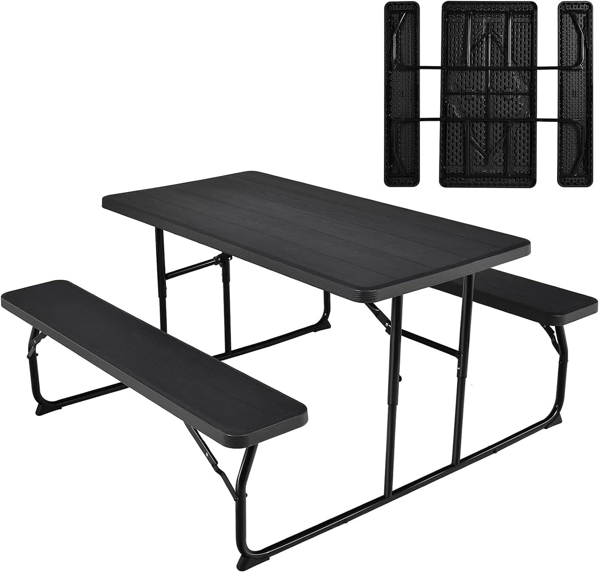 Folding Picnic Table Bench Set Z842