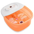 Foot Spa Bath Massager with Heat Bubbles Vibration and Red Light J14507