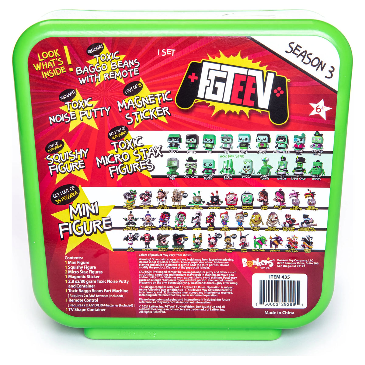Giant Mystery TeeV Season 3 Figures Stickers P27357