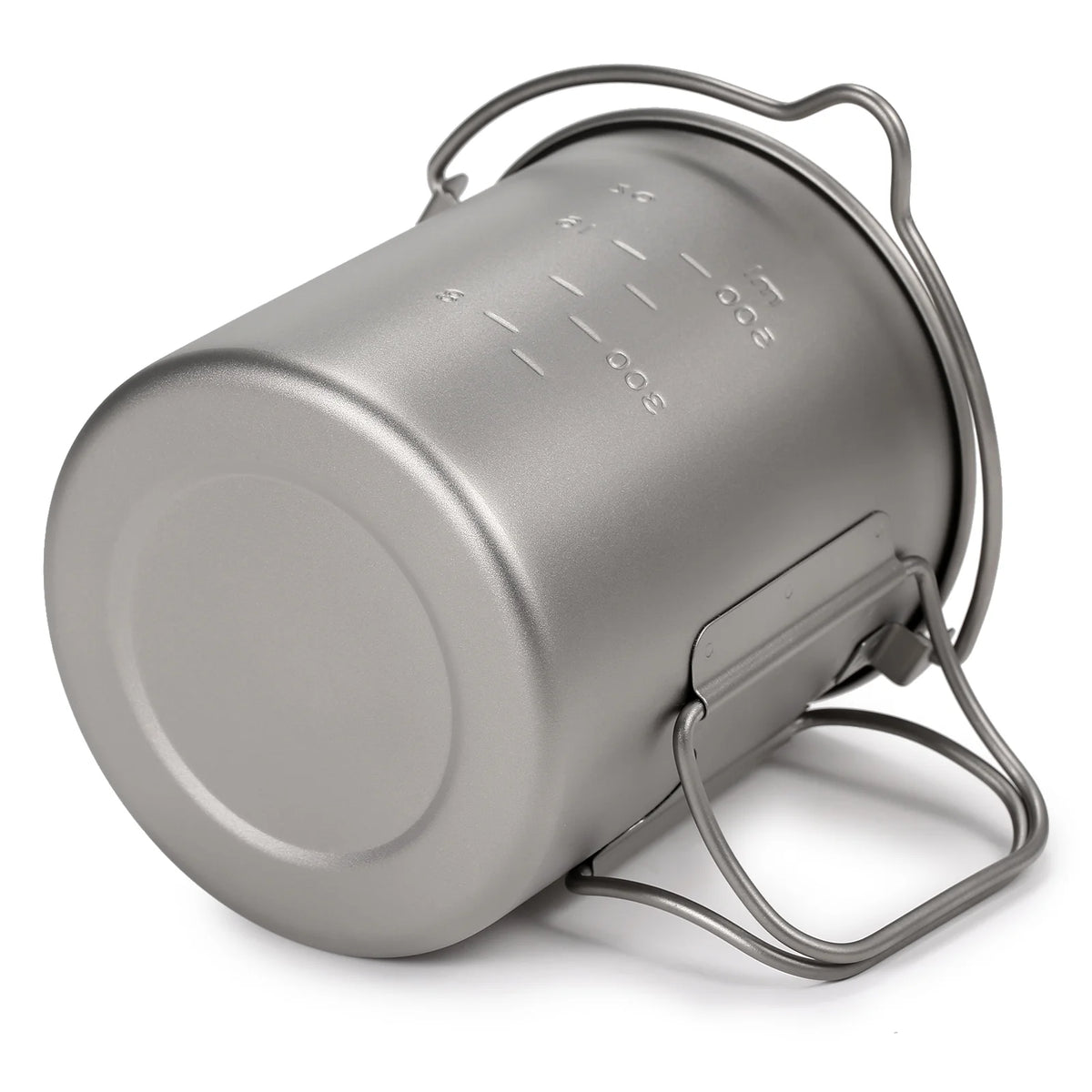 750ml Titanium Pot with Lid and Foldable Handle J54346