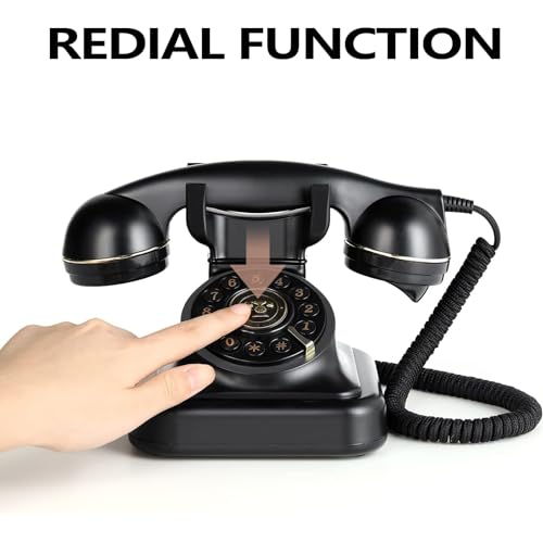Black Corded Desk Telephone F77610