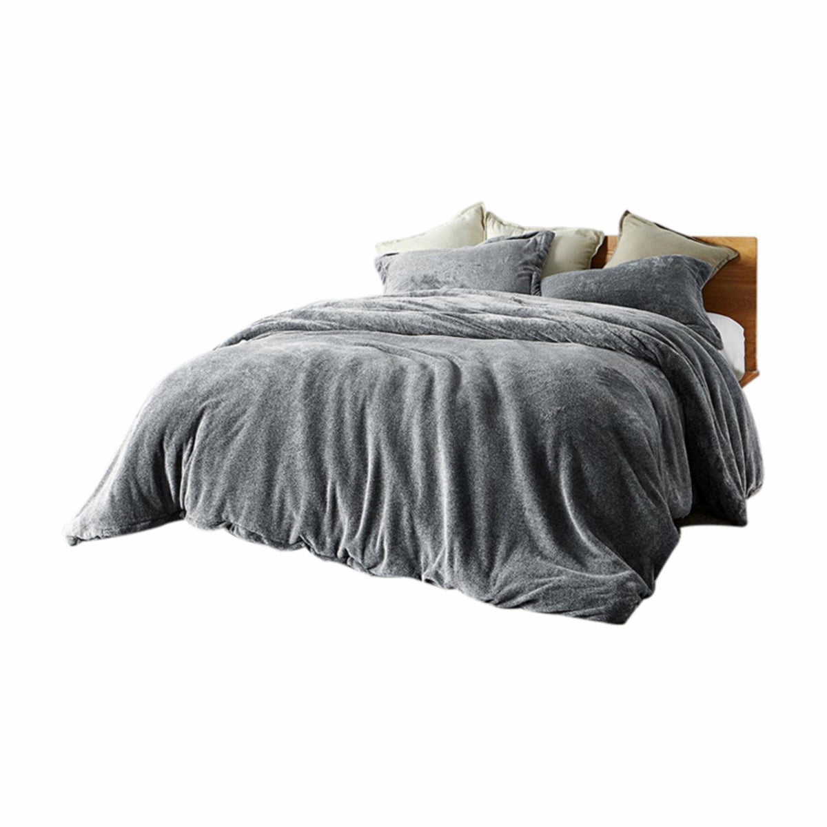 Slate Black King Duvet Cover S368
