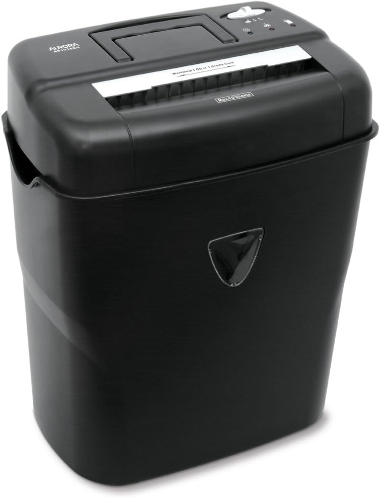8-Sheet Cross-Cut Paper and Credit Card Shredder with Wastebasket, Pack of 2 J266993