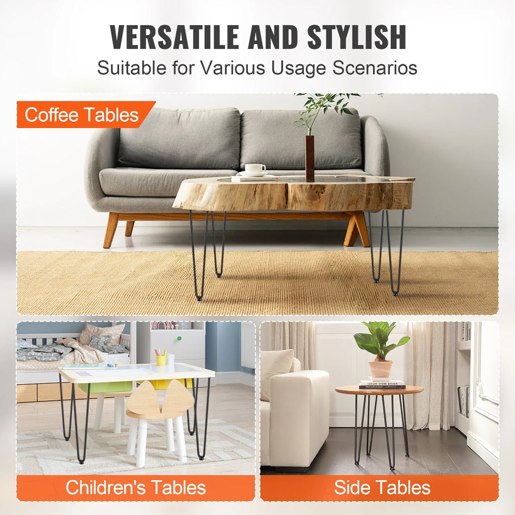 19" Solid Metal Heavy Duty Furniture Legs P742270