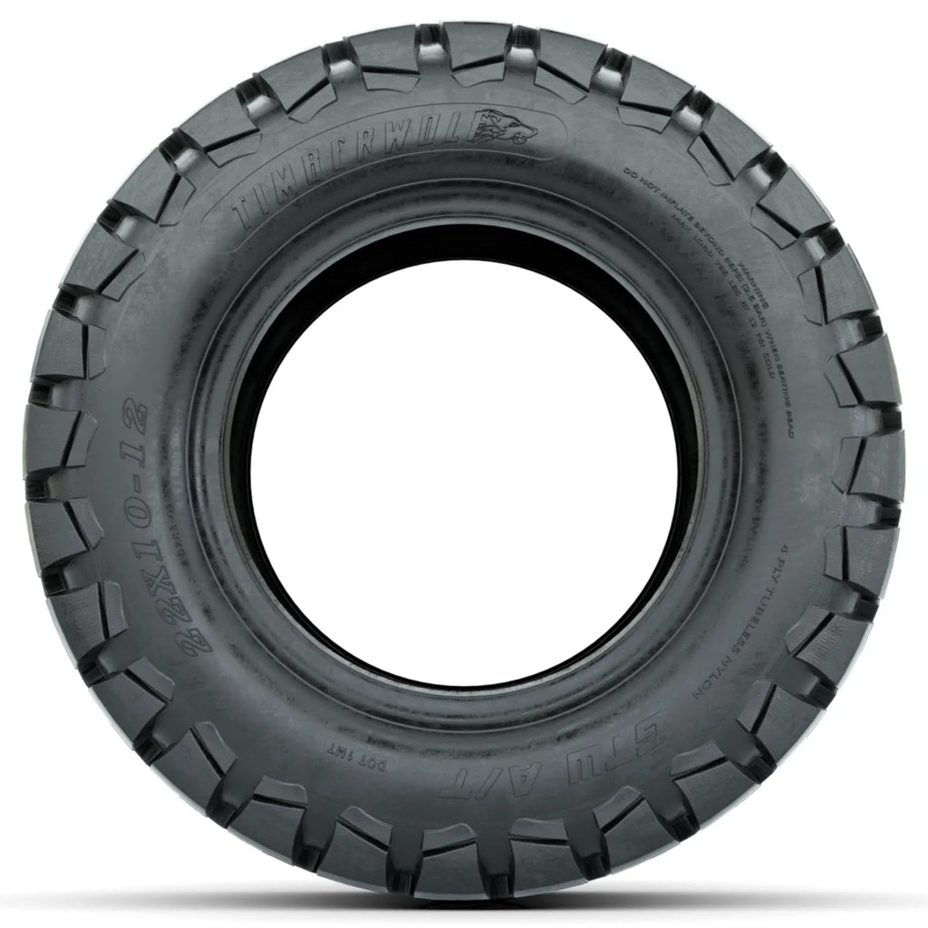 22 inch All-Terrain Golf Cart Tire 22x10-12 4-Ply J260
