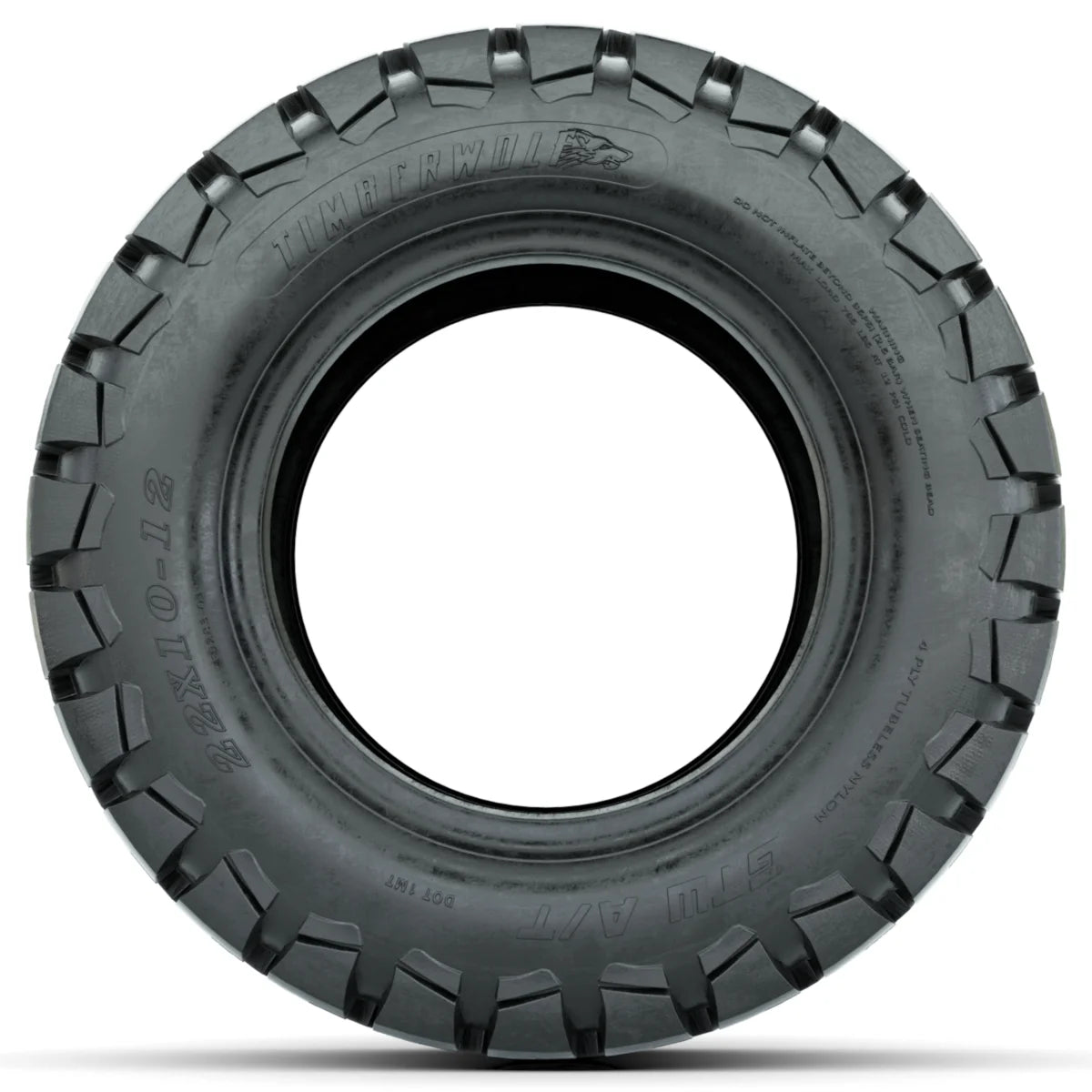 22 inch All-Terrain Golf Cart Tire 22x10-12 4-Ply J260