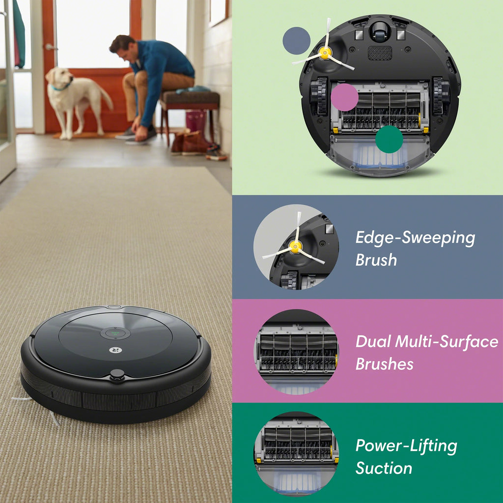 Robot Vacuum with Wi-Fi Connectivity X464349