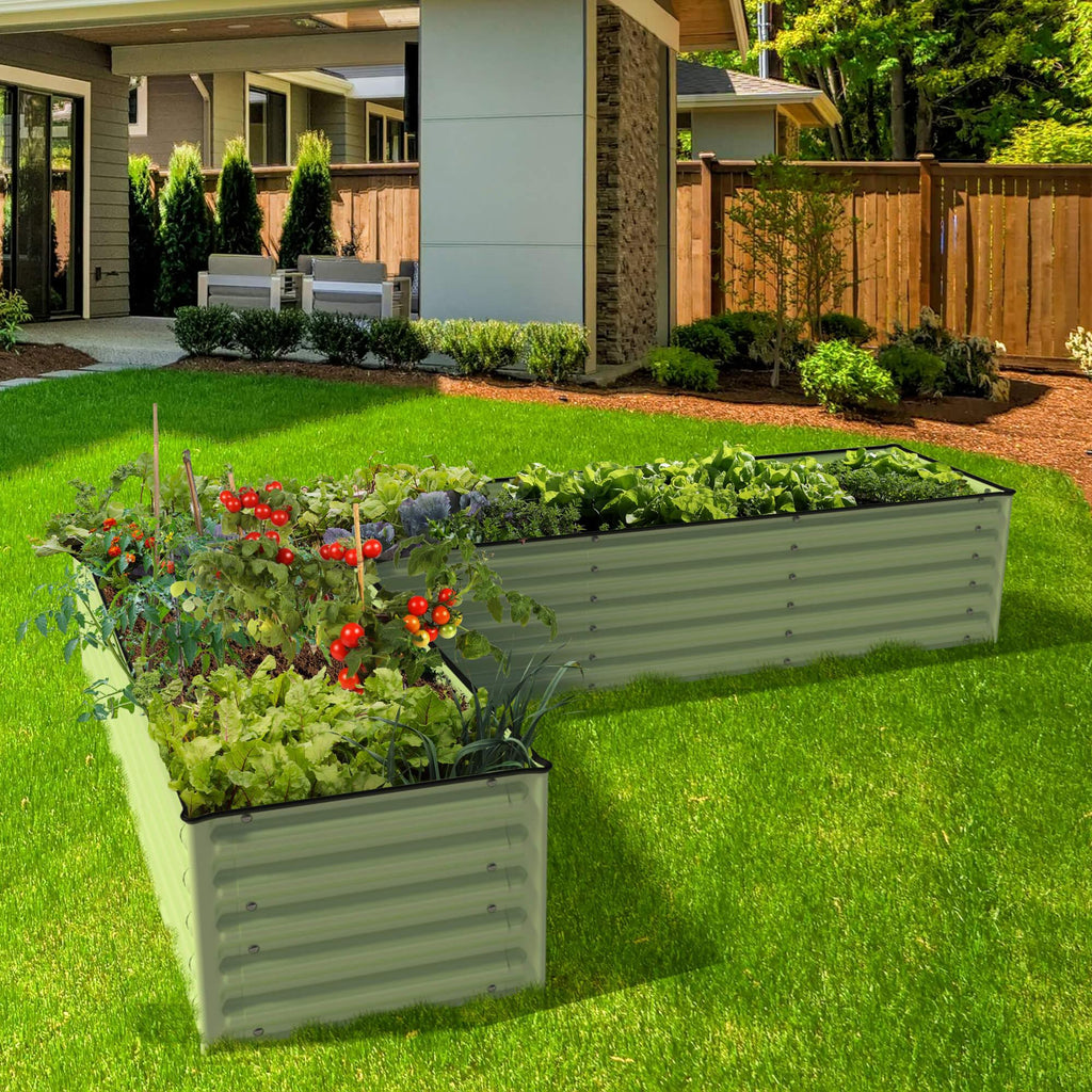 17 Tall L Shape Raised Garden Bed Y144710