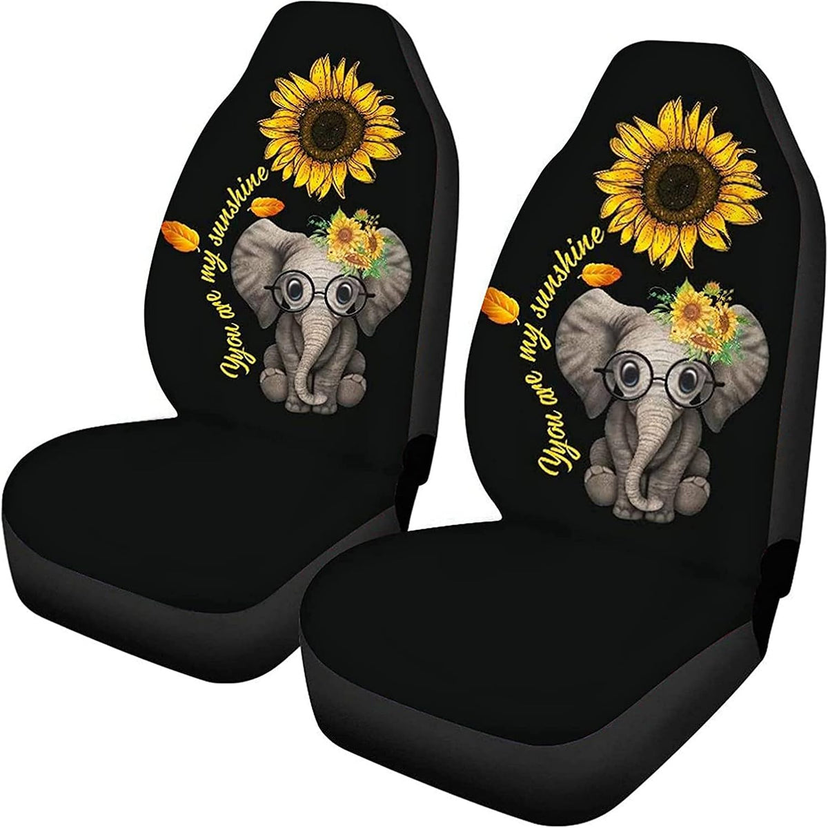 Animal Sea Turtle Print Car Seat Covers Pack of 2 H559671