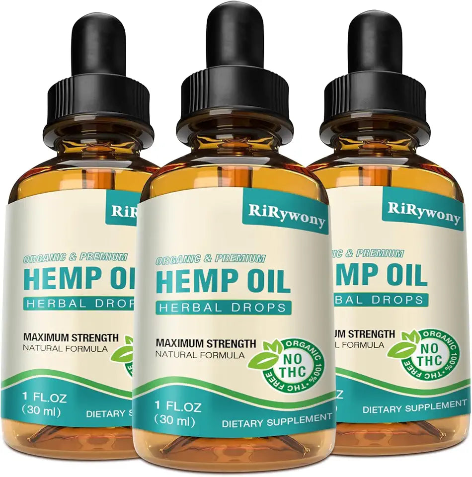 Organic Hemp Oil Tincture 3 Pack D72843