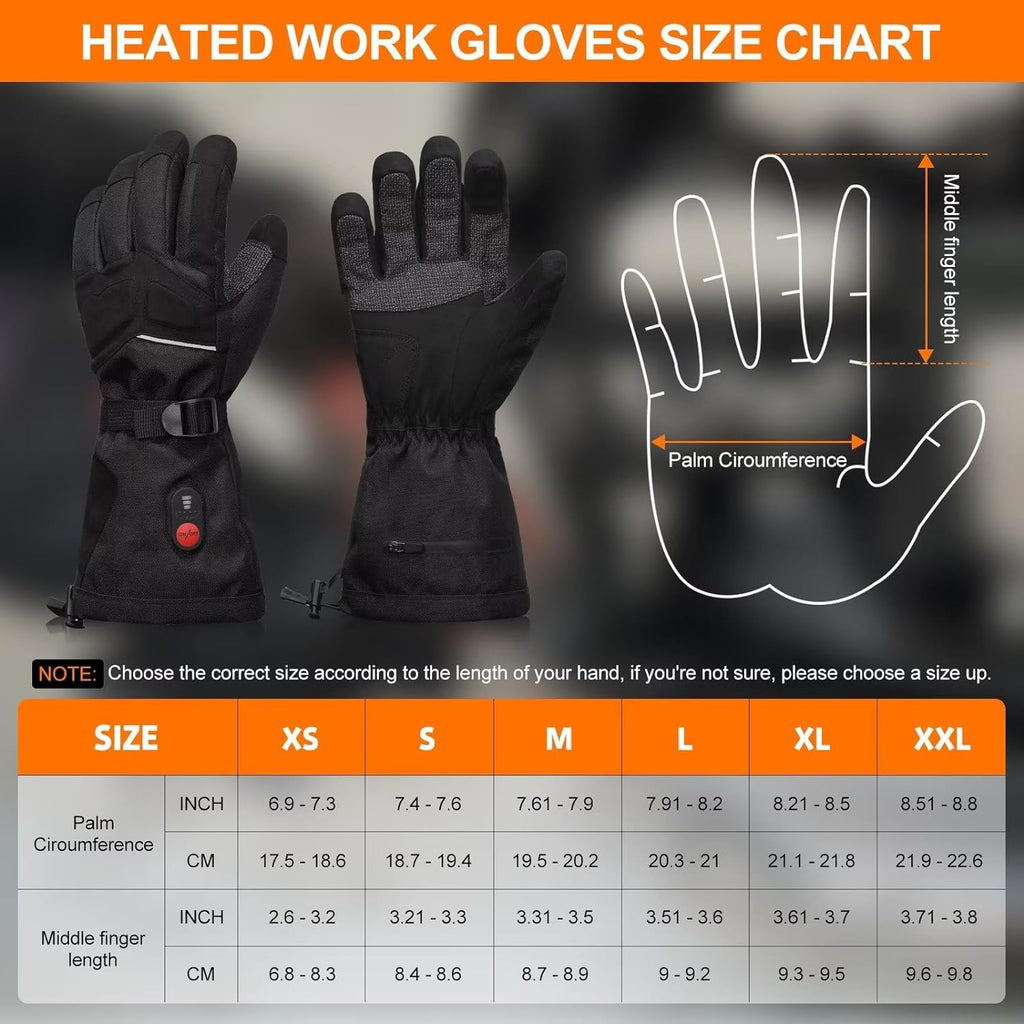 Rechargeable Heated Work Gloves Q672864