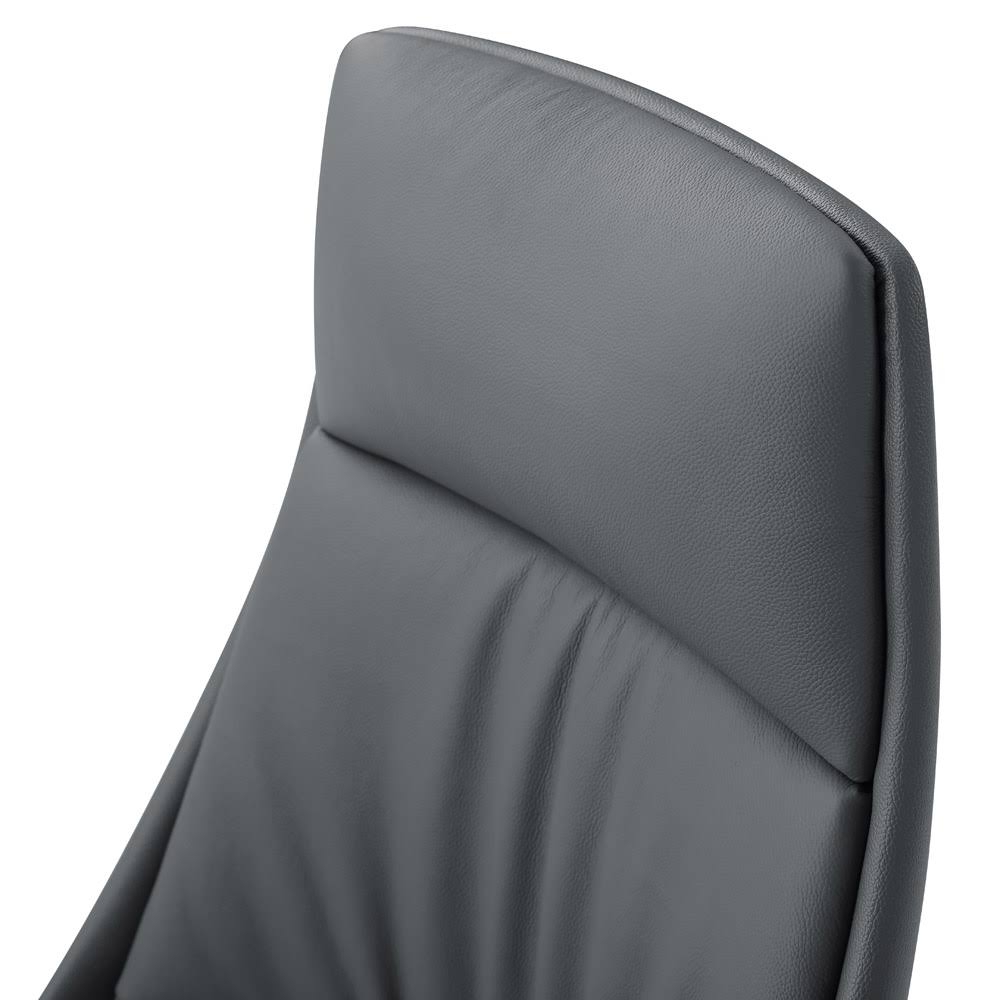 Dark Grey Leather Executive Chair A668360