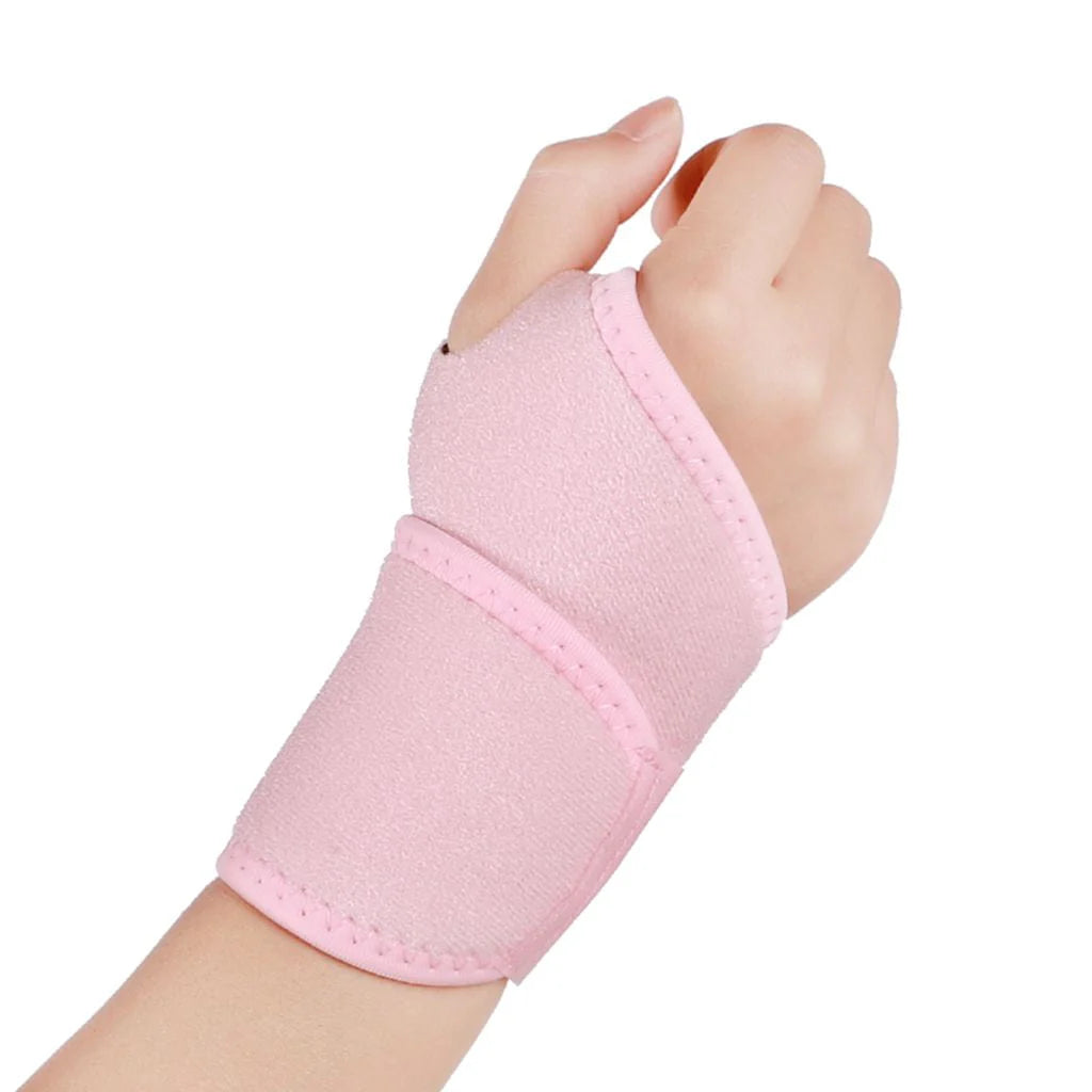 Adjustable Compression Wrist Brace Pink 1Pc H4800