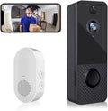 Wireless WiFi Video Doorbell Camera with Chime, 1080P, Two-Way Audio, IP65 Waterproof, Pack of 2 P6644