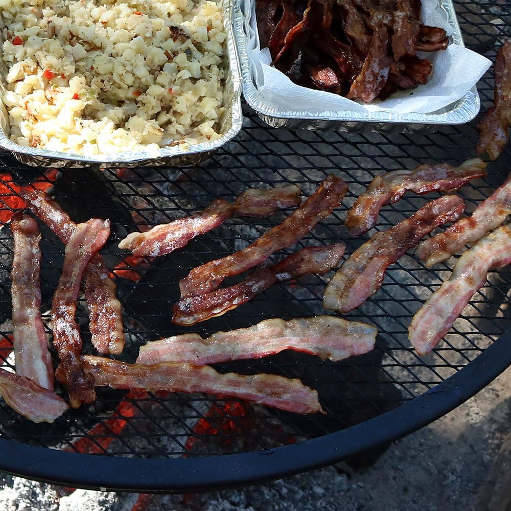 Round Heavy-Duty Steel Campfire Cooking Grate C716099