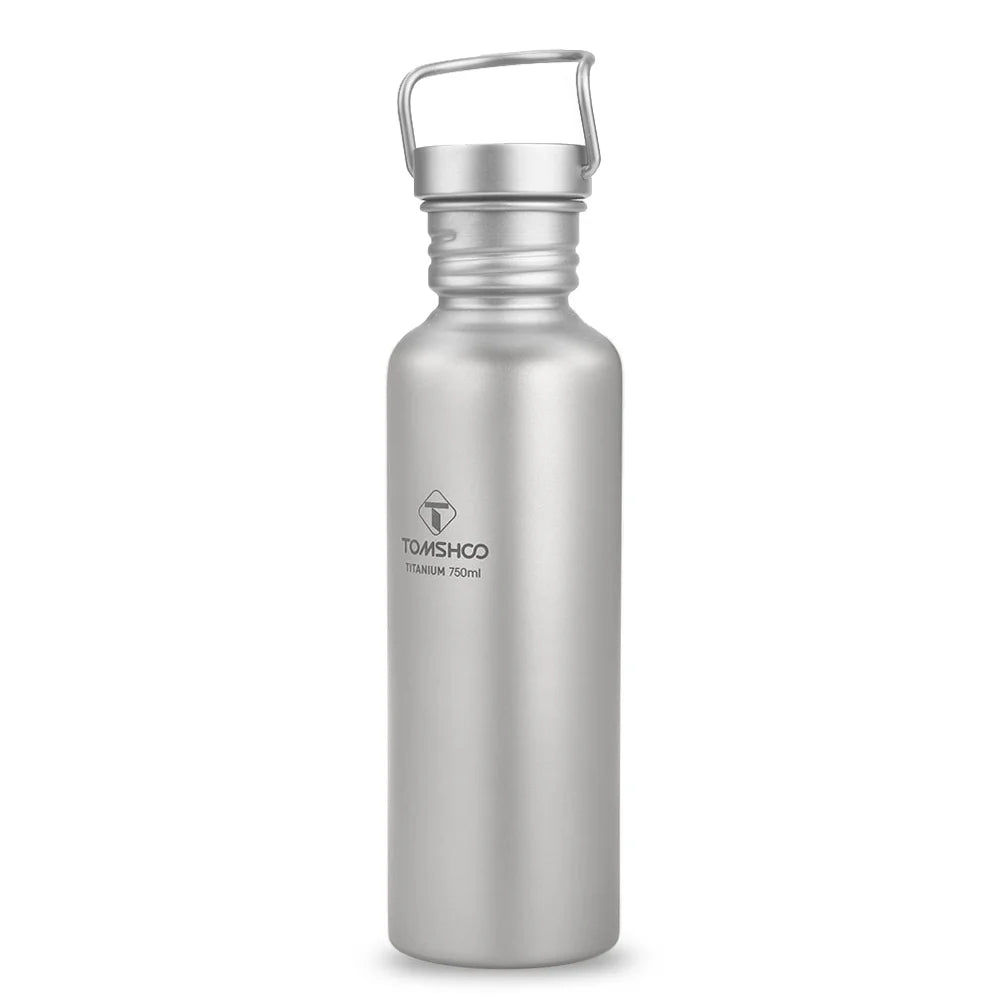 750ml Full Titanium Bottle Ultralight Outdoor Camping Hiking Cycling Bottle B2379