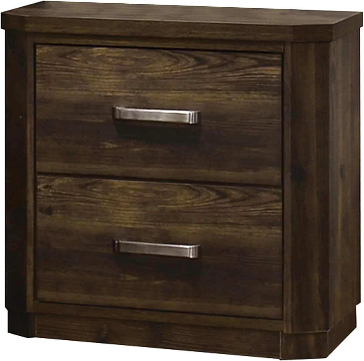 Rustic Walnut Nightstand I582155