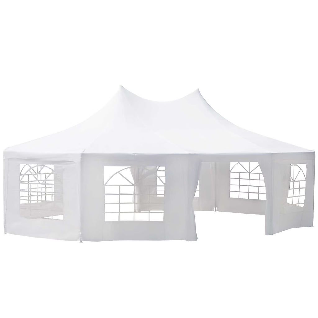 Canopy Party Event Tent with 2 Pull-Back Doors and Windows T411568
