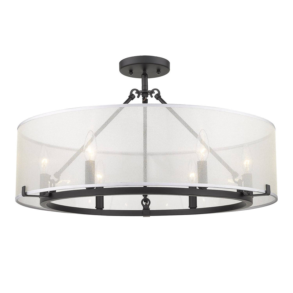 6 Light Semi-Flush Light M874