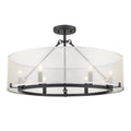 6 Light Semi-Flush Light M874