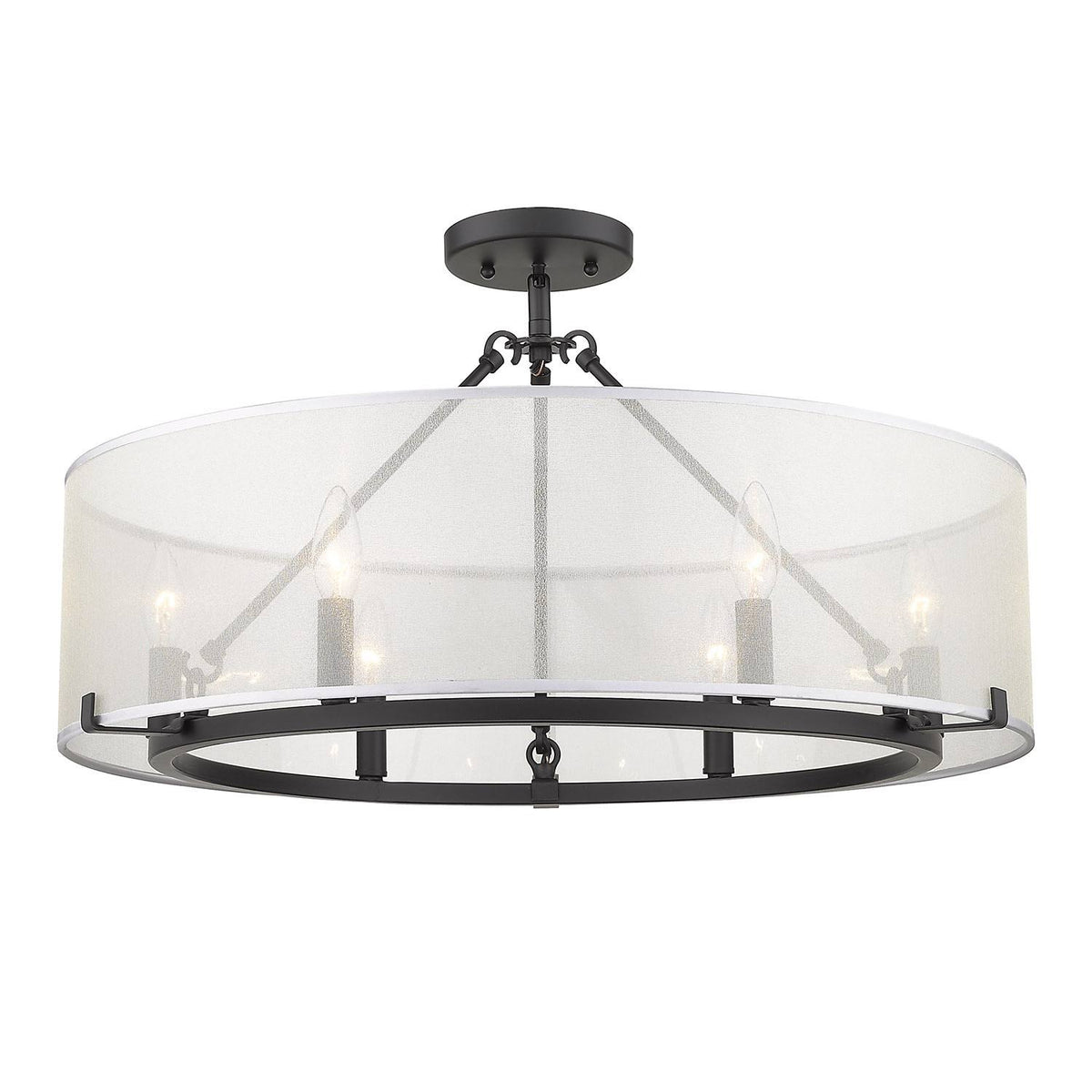 6 Light Semi-Flush Light M874