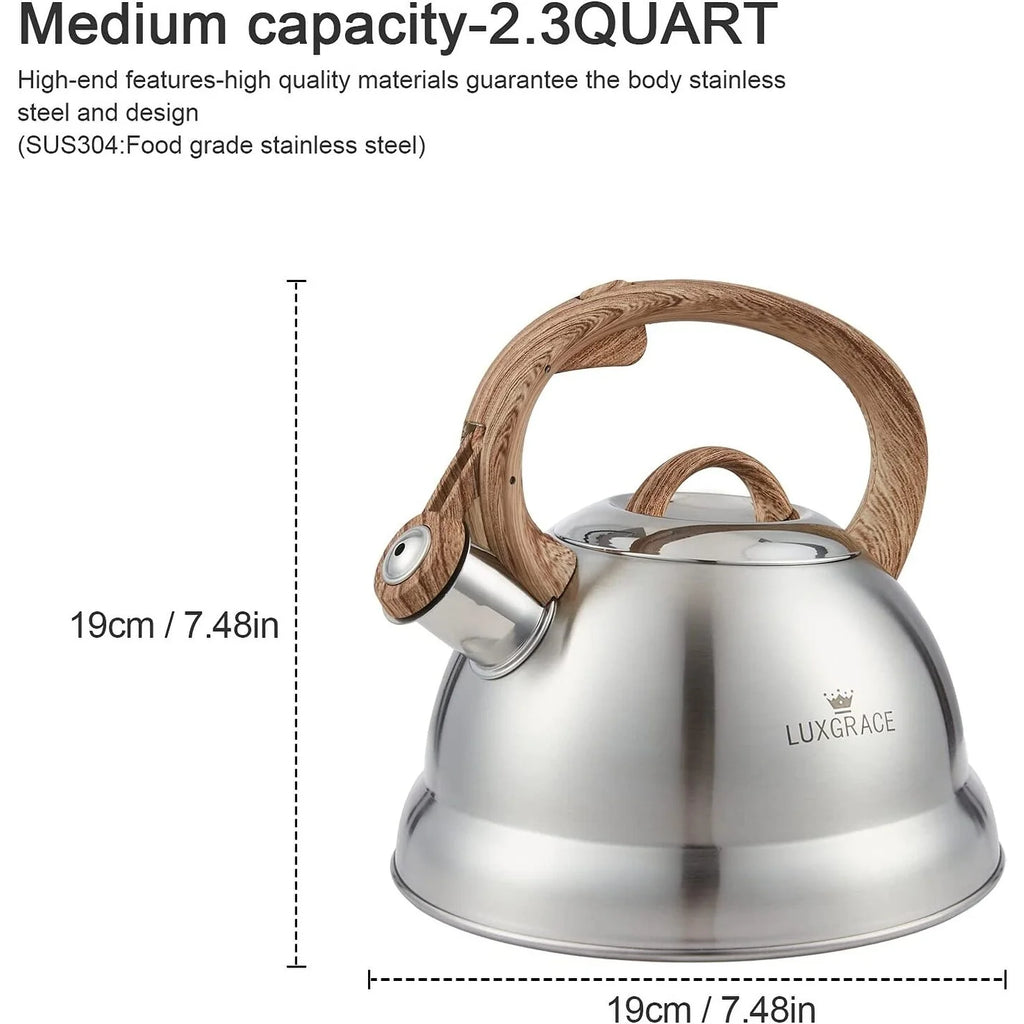 2.3 Qt Stainless Steel Whistling Tea Kettle R8437