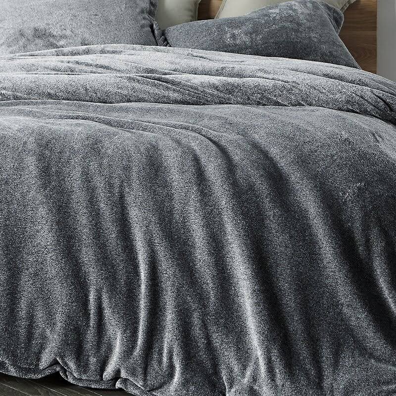 Slate Black King Duvet Cover S368