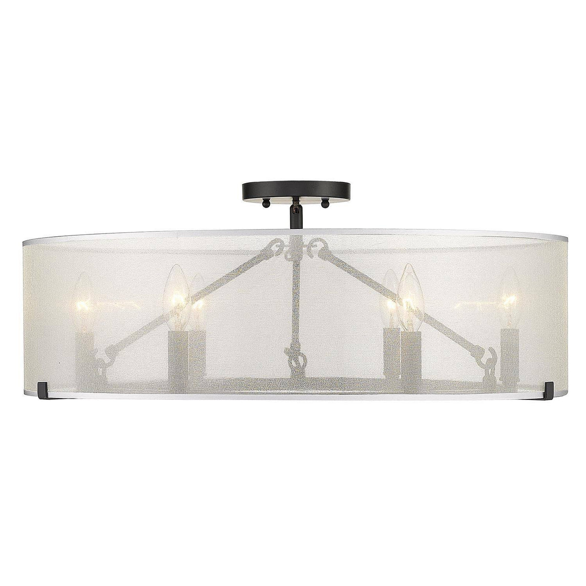 6 Light Semi-Flush Light M874