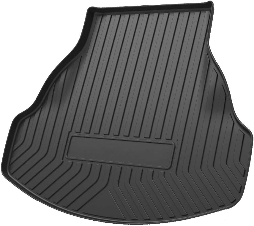 Black Heavy Duty Rubber Trunk Liner Pack of 2 J774