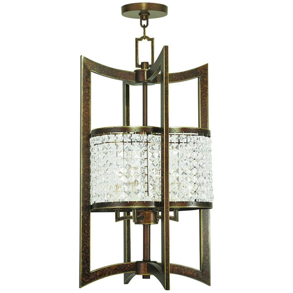 Brushed Nickel 4 Light Lantern J5502