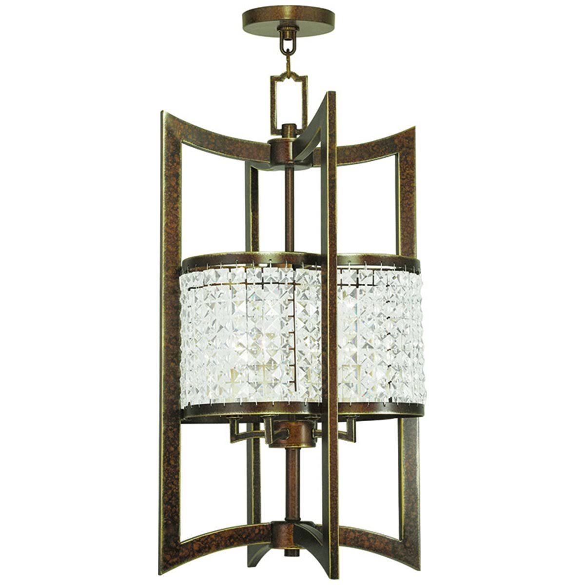 Brushed Nickel 4 Light Lantern J5502