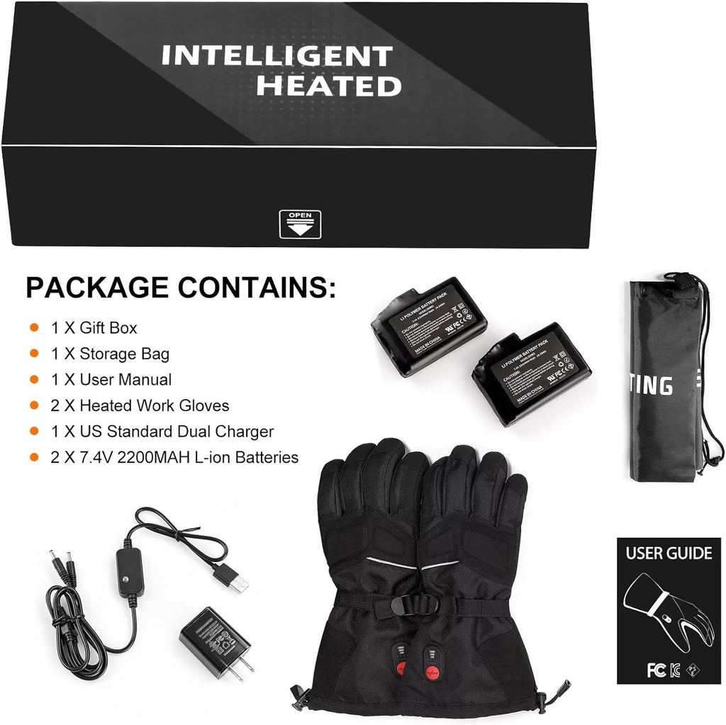 Rechargeable Heated Work Gloves Q672864