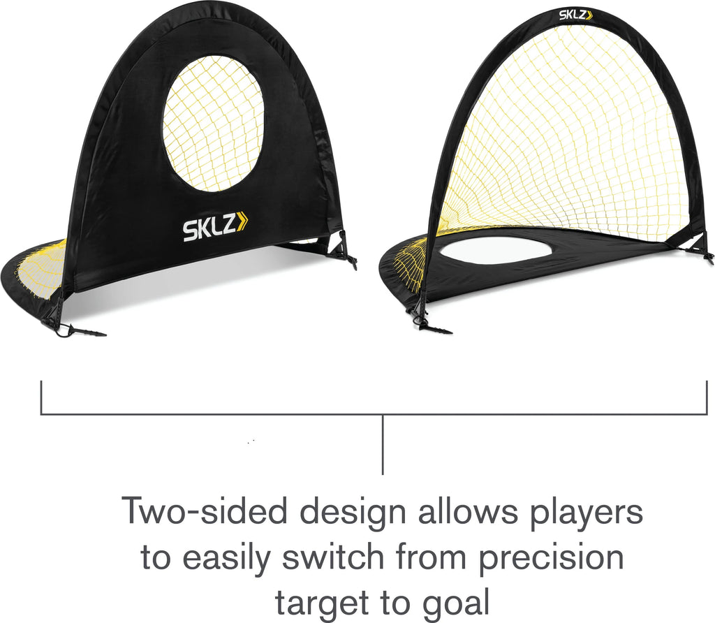 Two-Sided Pop-up Soccer Goal and Practice Target 6'x4' K537663